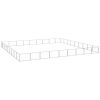 Dog Kennel Silver 871.9 ftÂ² Steel