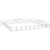 Dog Kennel Black 871.9 ftÂ² Steel