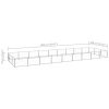 Dog Kennel Silver 290.6 ftÂ² Steel