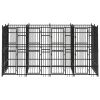 Outdoor Dog Kennel Steel 79.3 ftÂ²