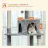 Pawz Road Cat Tree for Large Cats 56"Tall Cat Tower Condo with Scratching Post for Indoor Cats